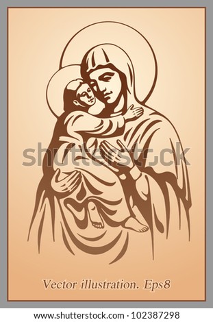 Blessed Virgin Mary, Jesus Christ, blessing, Christianity