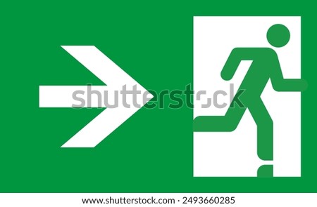 Similar – Image, Stock Photo emergency exit