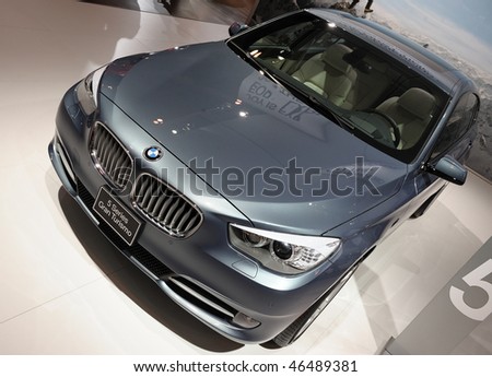 TORONTO - FEBRUARY 11: New BMW 5 Series is shown at the 2010 Canadian International Auto Show on February 11, 2010 in Toronto.