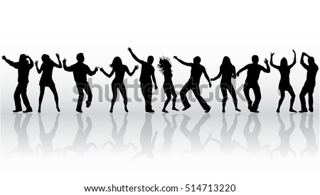 FREE IMAGE: Silhouettes OF Dancing People On The Party | Libreshot ...