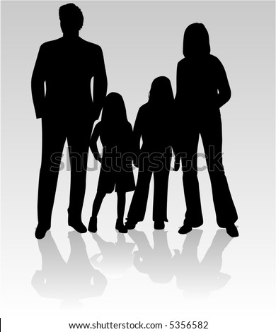 Family Shadow, Vectors Work - 5356582 : Shutterstock