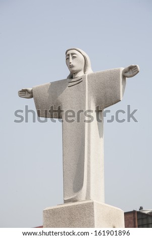 Jesus statue,Seoul,Korea