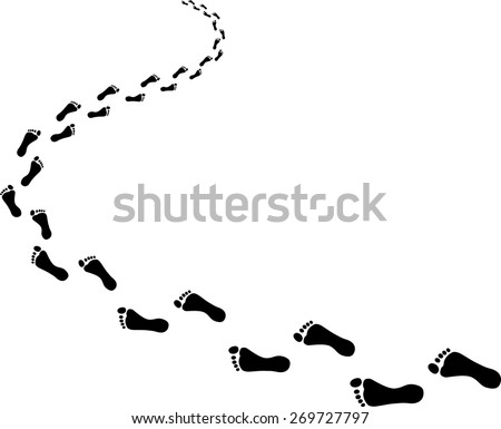 Similar – Image, Stock Photo footprint trace Footprint