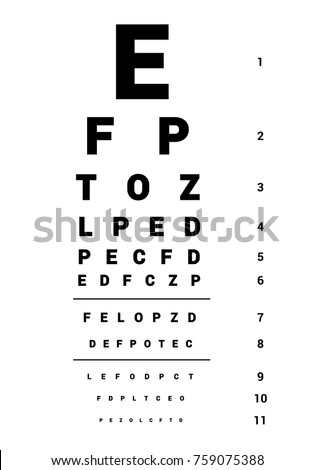 ophthalmic table for visual examination

