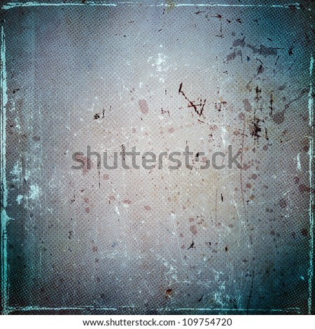 grunge blue paper texture, distressed background