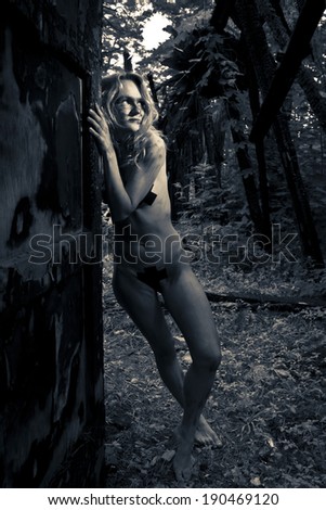 wild woman in the wood