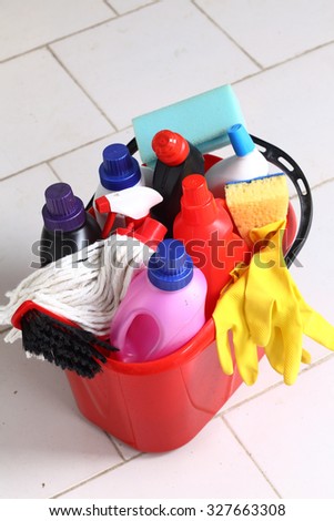 Household chemical goods for cleaning