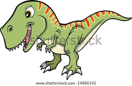 Illustration Of A T-Rex Dinosaur - 14886142 : Shutterstock