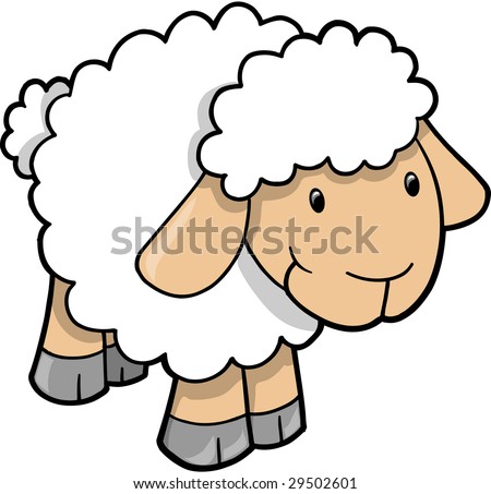 Sheep Lamb Vector Illustration - 29502601 : Shutterstock