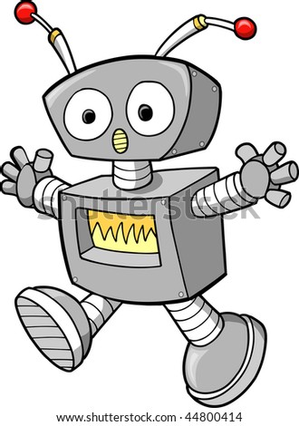 Robot Vector Illustration - 44800414 : Shutterstock