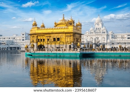 Similar – Foto Bild Goldener Sikh-Gurdwara-Tempel (Harmandir Sahib). Amritsar, Punjab, Indien