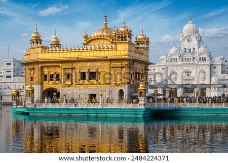 Similar – Foto Bild Goldener Sikh-Gurdwara-Tempel (Harmandir Sahib). Amritsar, Punjab, Indien