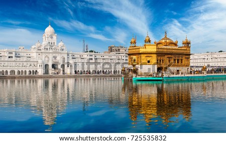 Similar – Foto Bild Goldener Sikh-Gurdwara-Tempel (Harmandir Sahib). Amritsar, Punjab, Indien