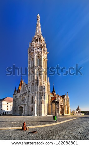 The Church in the Fisherman\'s Bastion in the sun