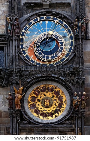 astronomical clock in old town