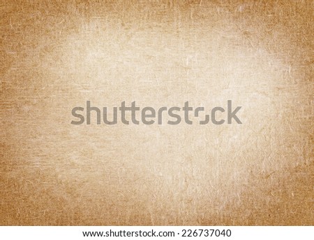 Light recycled brown paper texture with space for text