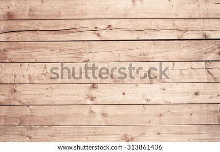 Light brown wooden texture with horizontal planks, table, desk or wall surface