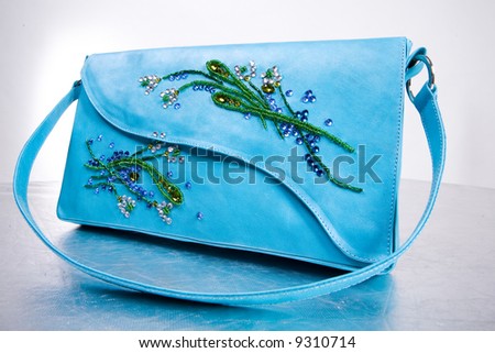 Woman\'s leather handbag. Hand made