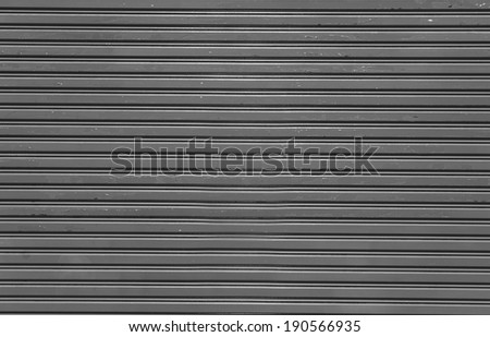metallic roller shutter door,black&white