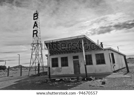 Derelict Bar on Route 66