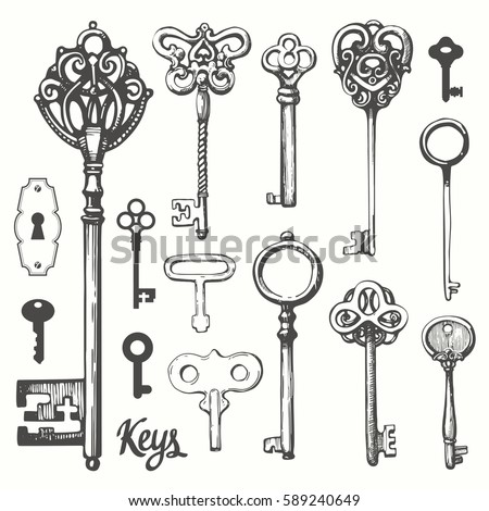 Antique Key Clipart | Free download on ClipArtMag