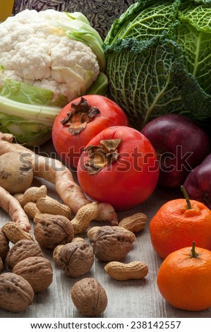 Mixed winter vegetables