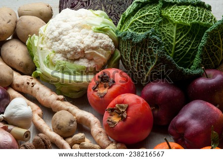 Mixed winter vegetables