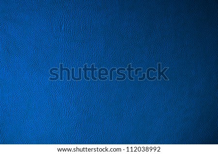 Blue leather texture or background