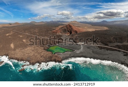 Similar – Image, Stock Photo Aerial view Lanzarote