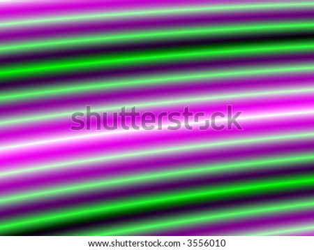 fractal background of green, purple and black stripes in neon light style