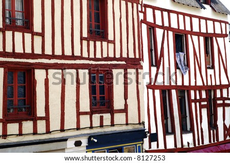 Vannes (Brittany, Northern France) - Ancient typical houses