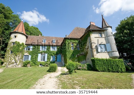 La-Tour-du-Pin (Isere, Rhone-Alpes, France) - Castle and its garden