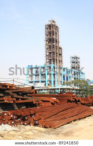 Steel-making plant steel warehouse