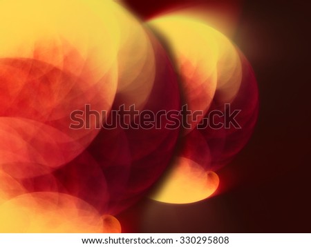 Abstract red futuristic background fractal art creative design