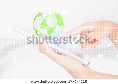 Businessperson Using A Digital Tablet,Technology,Social Network,Internet Concept,Add More Text And Ideas
