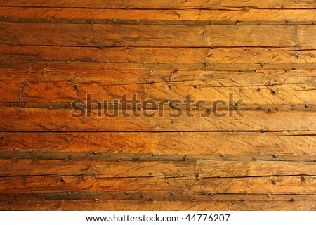 Background of wood cut by old traditional technology.