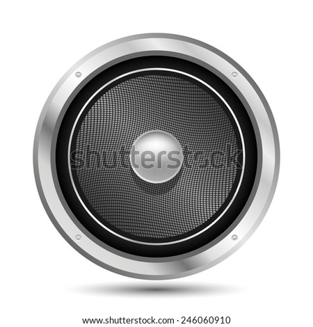 Audio Speaker Vector. EPS10