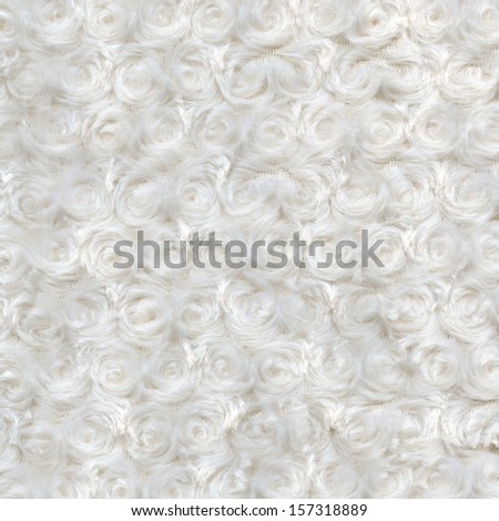 white plush or wool texture, white textile background