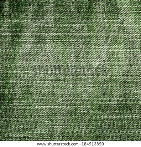green jeans texture, can be used as background