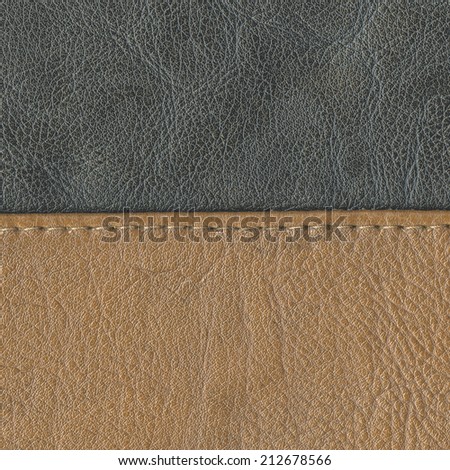 leather background of the two colors