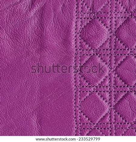 fragment of violet leather clothing accessories.