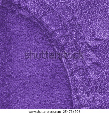 violet background of two kinds of leather textures