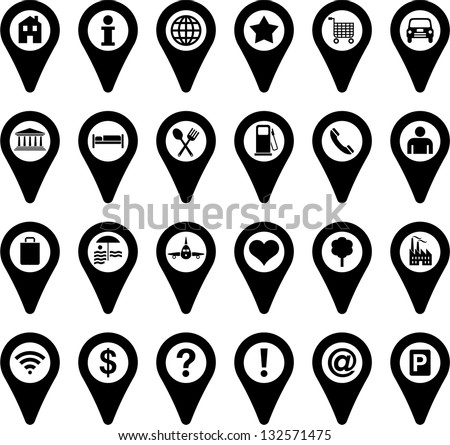 Locators icons