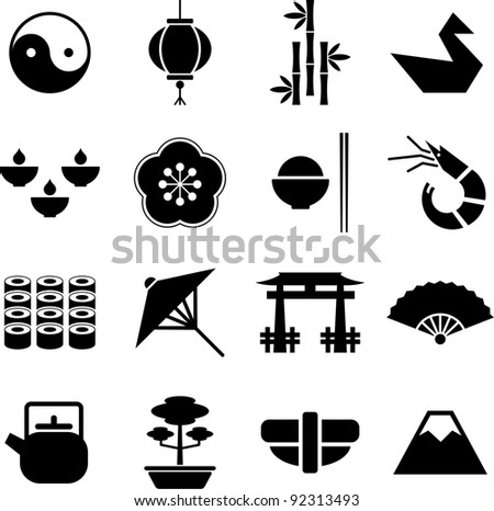 Japan pictograms