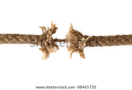 Broken Rope Stock Photo 88465720 : Shutterstock