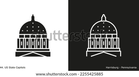 Harrisburg – Pennsylvania State Capitol Icon
