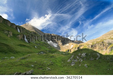Mountain landscape. Alps