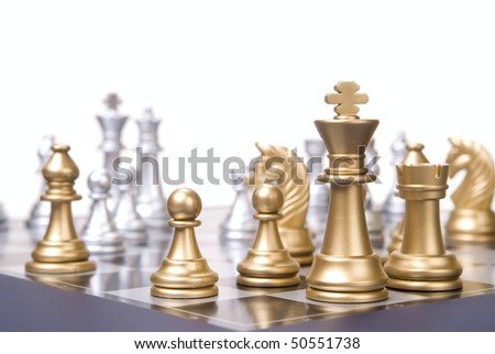 Chess combination. A full series in portfolio by word chess.