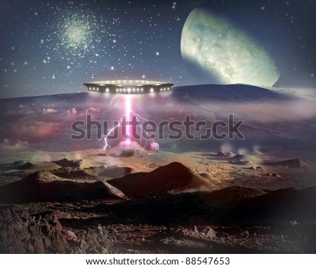 Science Fiction Scene / Gemzar'S #3 Moon / A Combination Of 6 Normal ...