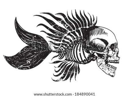 skull tattoo / t-shirt graphics